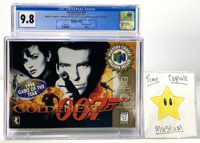 GoldenEye 007 New Nintendo 64 N64 1998 Factory Sealed CGC Grade