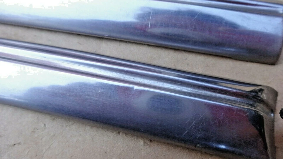 Oldsmobile Cowl 1939 molduras de acero inoxidable par original GM  Foto 4 de 4