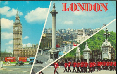 Great Britain - Großbritannien - London - Big Ben - Queen's Guard - 1984