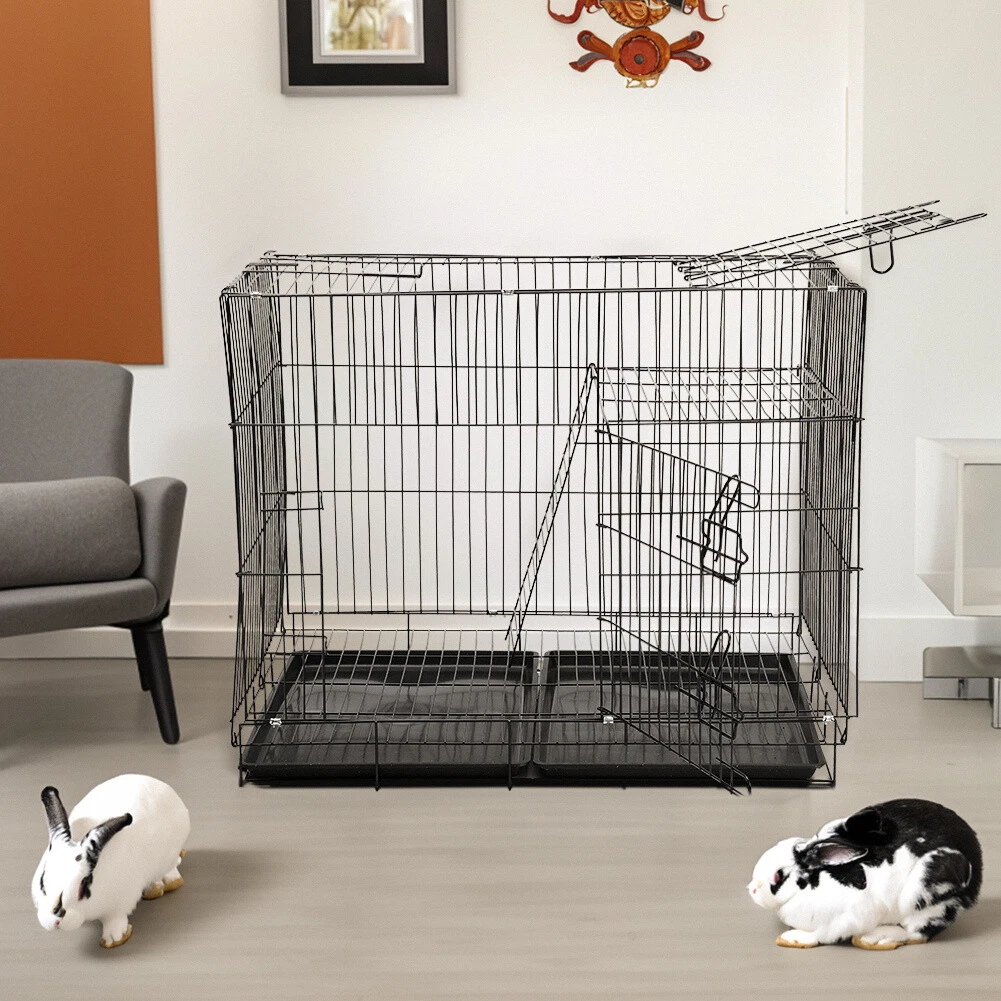 Home Pet Rabbit Hutch Dutch pig Guinea pig cage Training Crate Travel Carrier