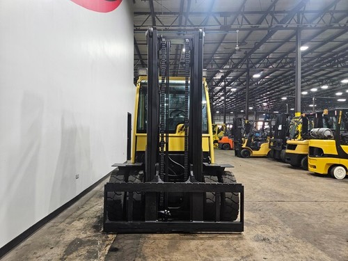 2015 HYSTER H100FT 2 STAGE 10,000LB PNEUMATIC DIESEL FORKLIFT STK 15654 - Picture 7 of 23