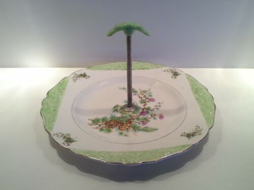 Antique Fenton Art Deco Serving Plate with Handle - Picture 1 of 10
