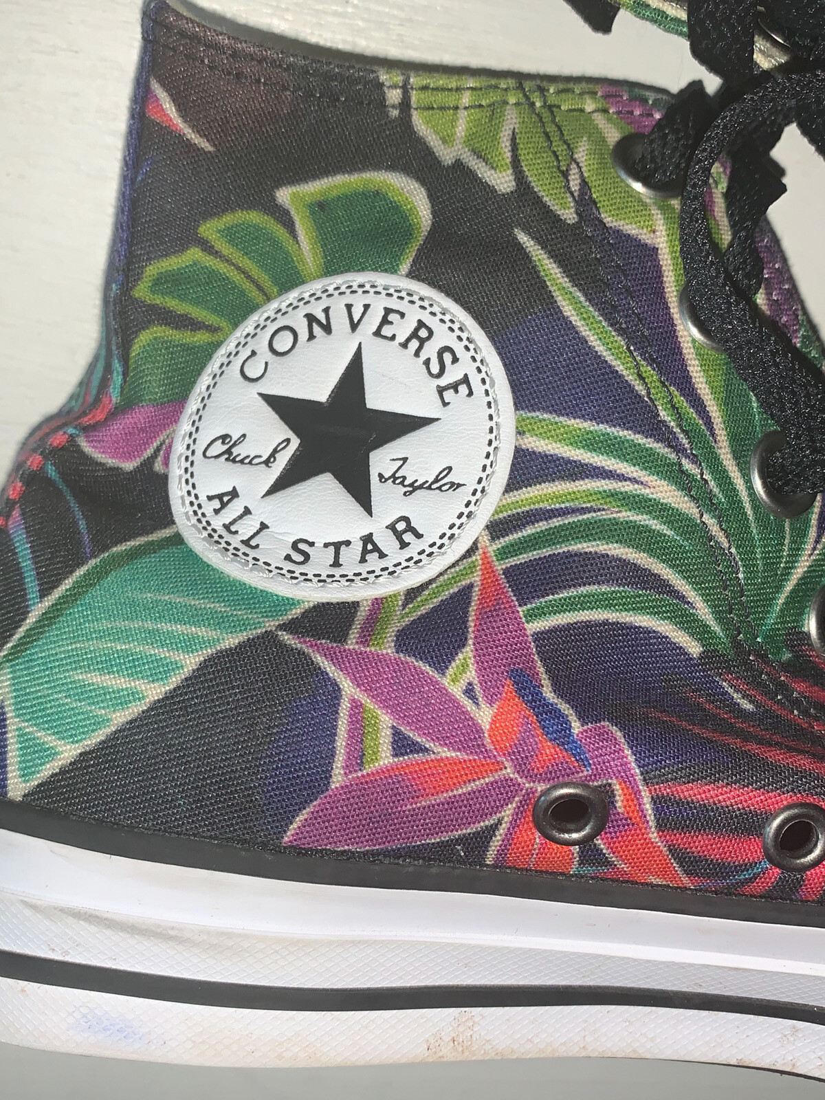 mens floral converse