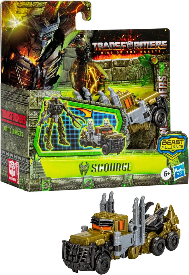 Transformers Decepticon Scourge Beast Alliance Battle Changers 11cm Figur Hasbro - Bild 2 von 4