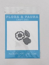 Flora & Fauna Flowers with Leaf Die Papercrafting NEW