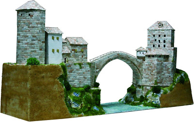 AEDES ARS Schmiede Modellbausatz - 31x26x5cm Mit Echten Keramik-Steinen