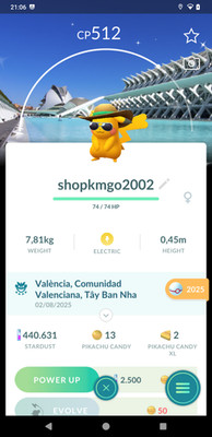 Pokémon Shiny Pikachu Summer Hat Valencia, Spain Background - 20k SD