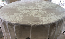 Sheer Lace Floral White Curtain Panel