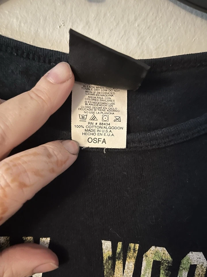 Camiseta Marilyn Manson Mujer’s Fit Holywood Tiny Vintage Año 2000 Foto 4 de 4