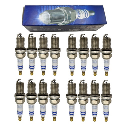 #ad Set of 16 Spark Plugs Bosch Plus FR8DPP33 for Kia Mercedes Chrysler 0041591803 $74.99