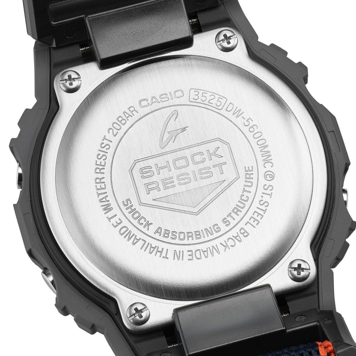 DW-5600MNC-8A2JF Casio G-SHOCK Watch NEW CLOTH BAND SERIES FIDLOCK