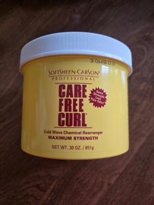 Softsheen Carson Care Free Curl Cold Wave Chemical MAXIMUM Strength 30oz. Sealed