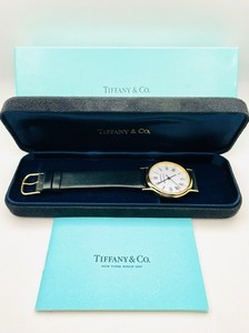 Tiffany & Co. Portfolio Swiss Ladies Watch Gold Plated Original Band And Box vintage Tiffany & Co. Portfolio model with a | Mercari main image 4