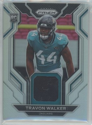Travon Walker 2022 Panini Prizm Silver Rookie Gear Jacksonville Jaguars #RG-TW