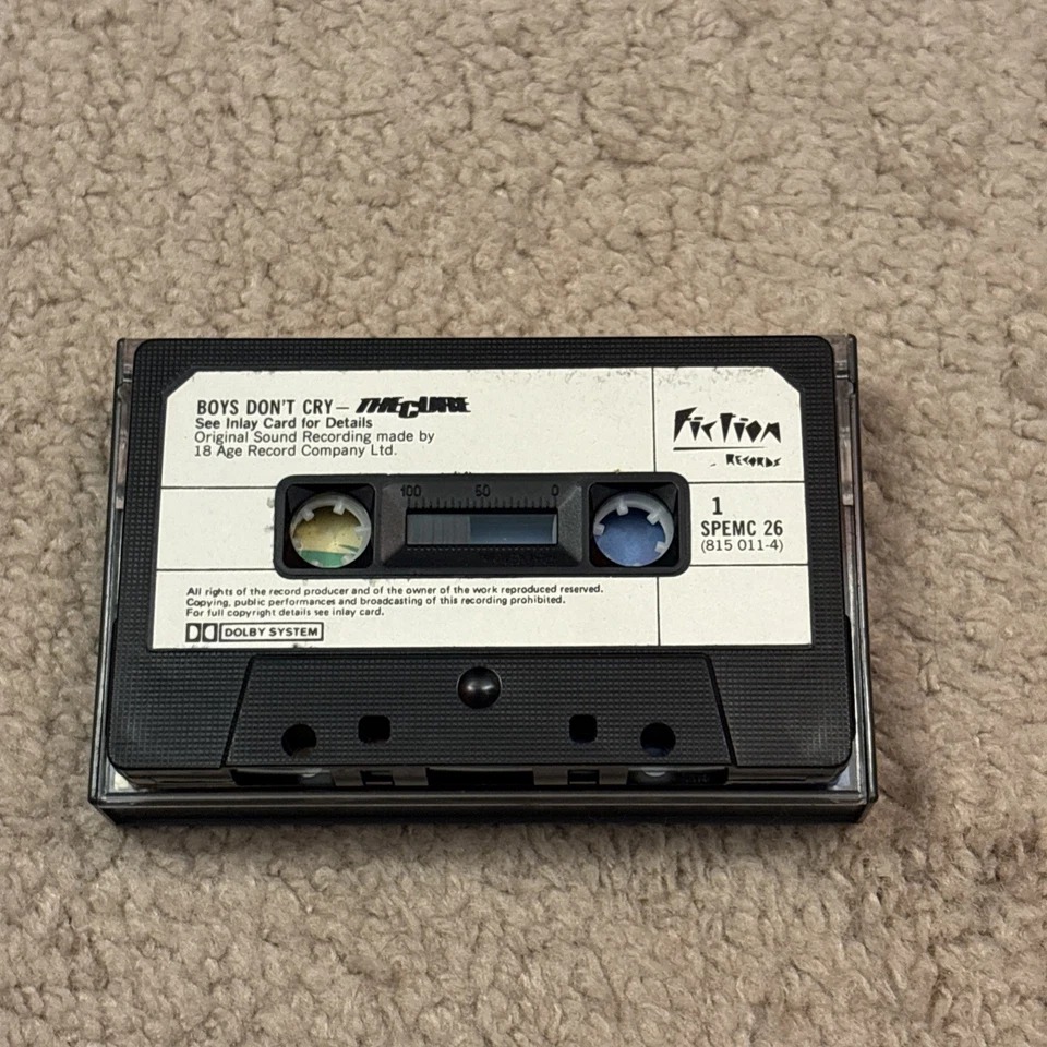 THE CURE - BOYS DONT CRY (RARE UK CASSETTE TAPE) FICTION SPEMC 26 - Image 4 of 4