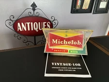 Vintage Michelob Draught Beer Lighted Sign, Works! Shelf Light, very rare! READ