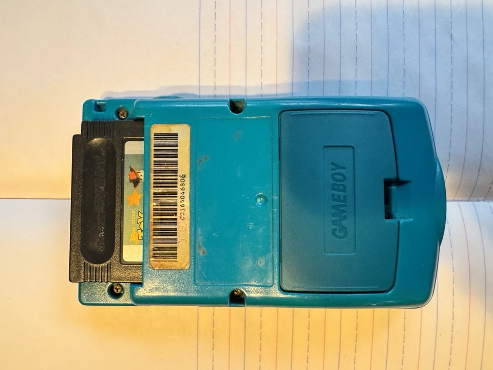 Consola Nintendo Game Boy Color Teal Probada Funciona✅Con Juego Disney Toy Story 2 GBC Foto 3 de 4