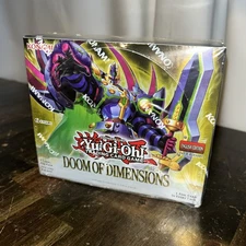 DOOM OF DIMENSIONS 1st Edition Yugioh Factory Sealed Booster Box Yu-Gi-Oh!