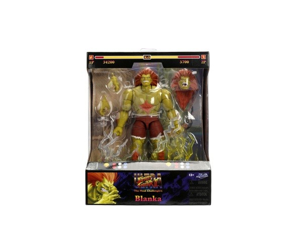 Jadatoys 933517331400 Street Fighter II Blanka 7.5"" Action Figure - New