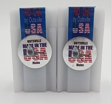 Lot of 2 Great White Outsville Billiards Pool Cue Chalk Refill 2-Pack Mako