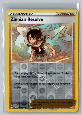 SWSH07: Evolving Skies #164/203 Zinnia's Resolve Rev Holo A2i