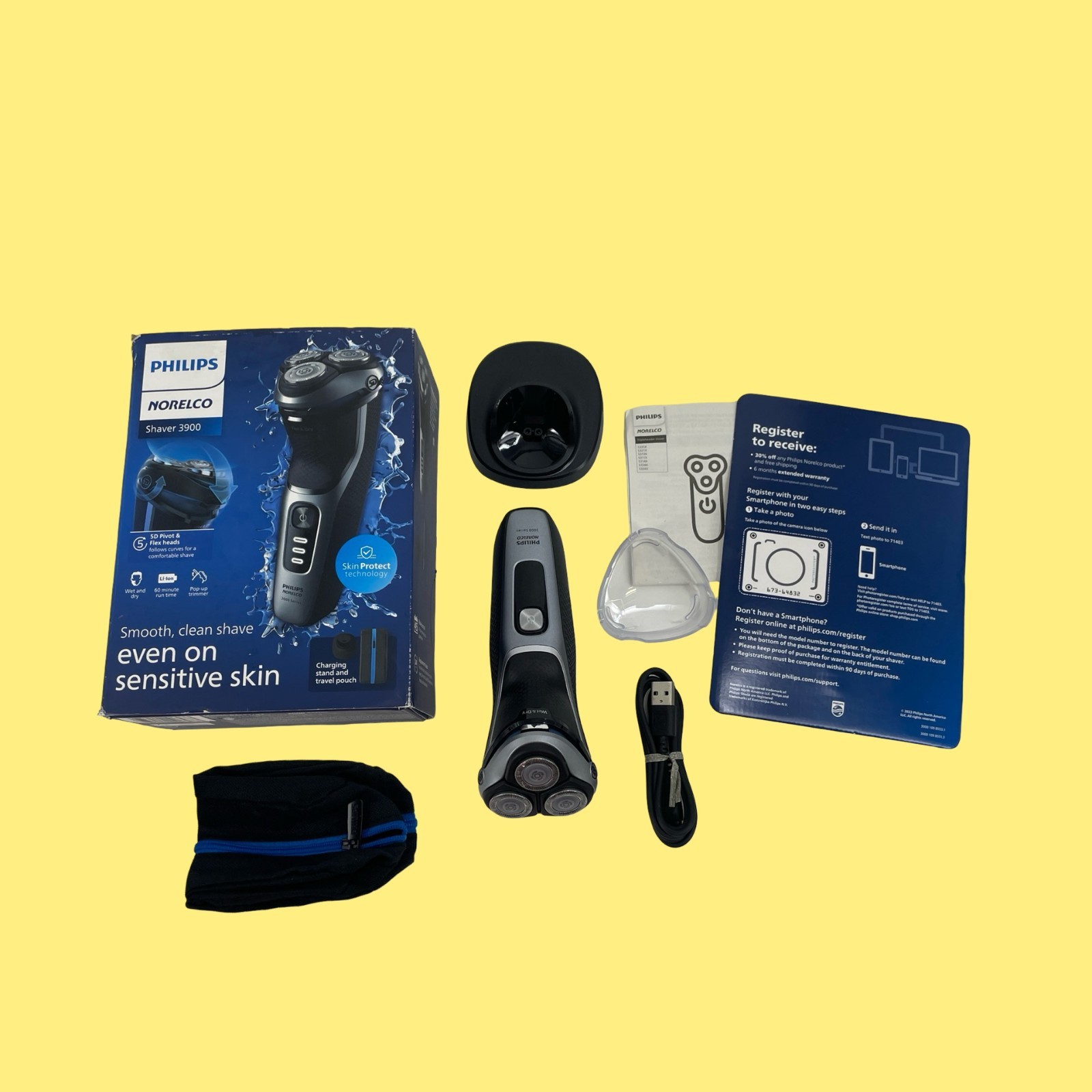 3900 Series Wet And Dry Electric Shaver S3341 #5359 Z43b4