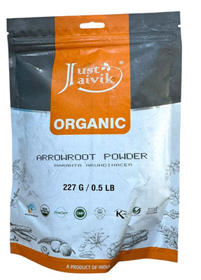 Organic Arrowroot Powder - 0.5 lb - JUST JAIVIK  Ex: 11/26