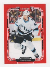 2025-26 O-PEE-CHEE HOCKEY RED BORDER KEVIN STENLUND UTAH MAMMOTH #190