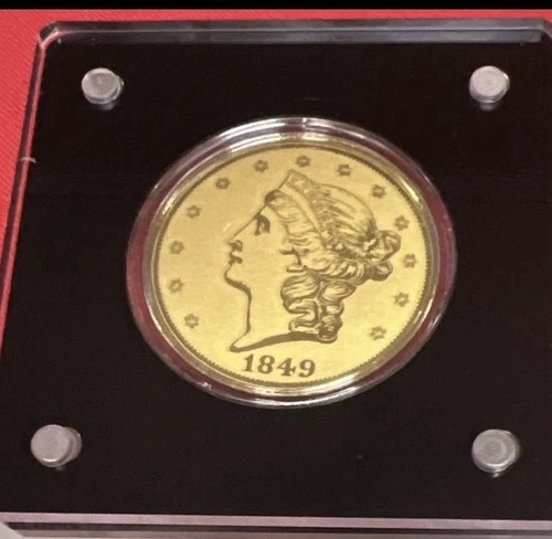 2022 American Mint 1849 Liberty Head Eagle 1/200oz 999 Fine Gold Comemoratv Coin