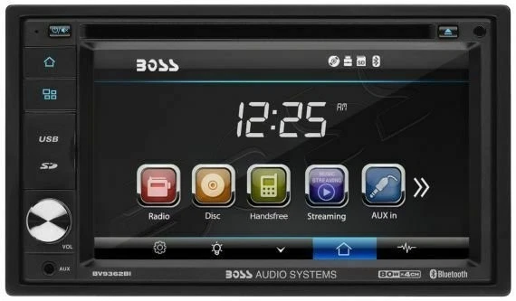 Boss Audio Double-DIN DVD Player 6.2" Touchscreen Bluetooth - BV9362BI - Image 2 of 4
