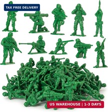 Green Army Men Toy Soldiers 108-Pack Military Action Figures for Kids  Plasti