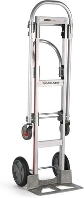 Magline GMK81UAB Aluminum Gemini Sr Convertible Hand Truck U Loop Handle