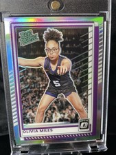 🔥Rare 2026 Donruss Basketball OLIVIA MILES #89 OPTIC HOLO Prizm LYNX RC WBNA