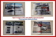 Opel Insignia OPC mit 325PS Literaturpaket - 4 komplette Zeitschriften