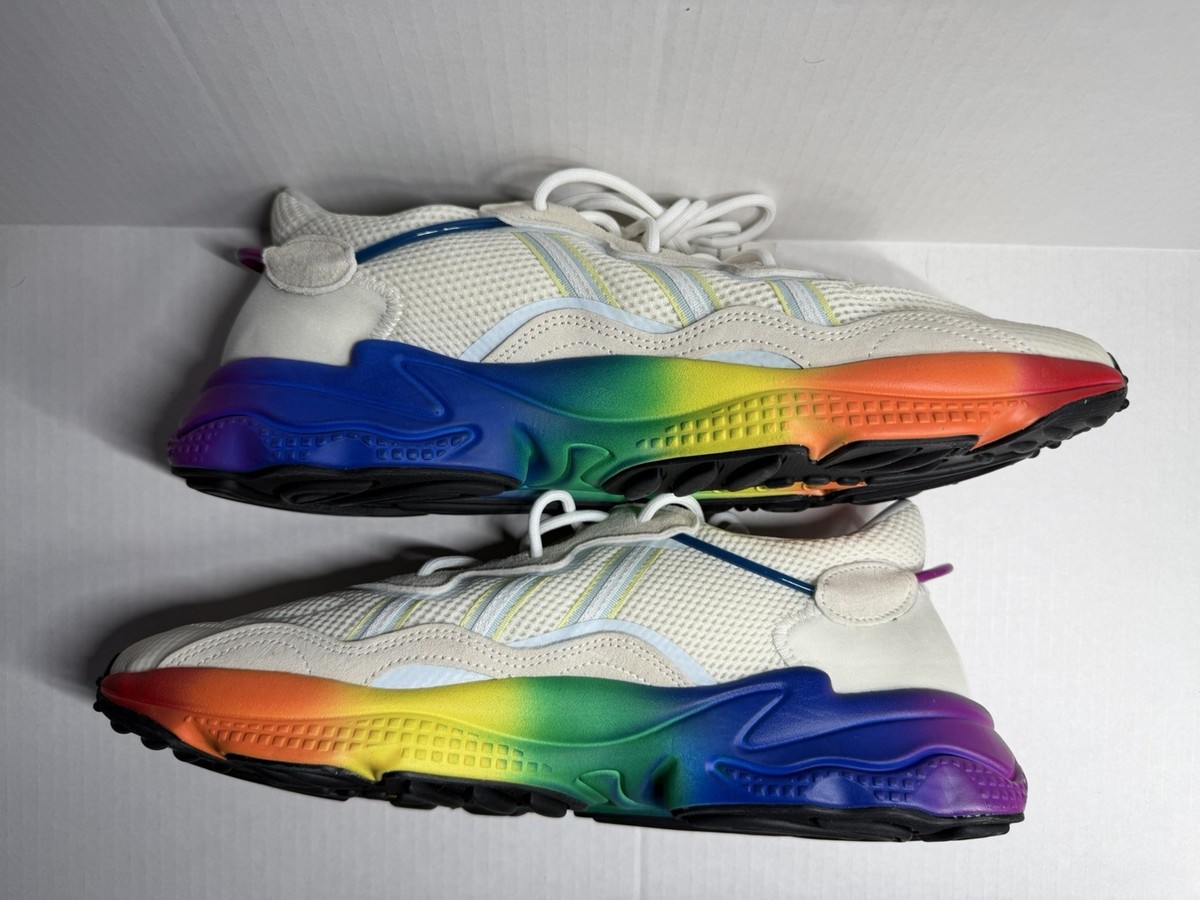 Adidas Ozweego Pride EG1076 Rainbow Off White Adiprene Size 13 New