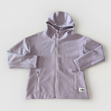The North Face Womens M Purple Sibley Fleece Hoodie Full Zip Sweater Thermal
