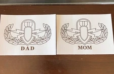 EOD Basic Badge CRAB Sticker MOM & DAD Bundle