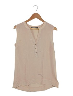 HALLHUBER ärmellose Bluse Damen Bluse Gr. DE 36 wollweiß Casual-Look