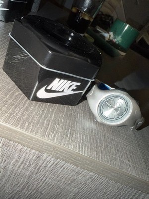 Vintage Nike Triax Metal Steel Watch Hype Y2K Retro Chrome With Box