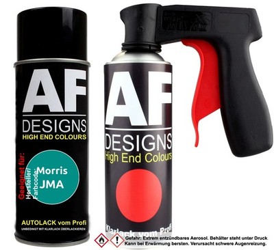 Spraydosen Griff Set für Morris JMA Aqua Basislack Klarlack Handgriff Pistolengr
