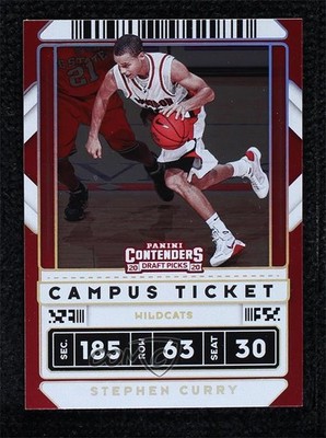 2020-21 Panini Contenders Draft Picks Campus Ticket Stephen Curry #1 0v2f