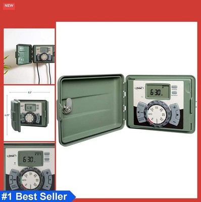 4 Station Outdoor Swing Panel Sprinkler Timer for Lawn Watering Irrigation
