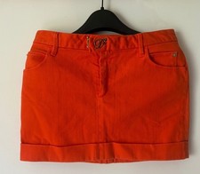 Dsquared2 Archive Mini Cargo Skirt Orange IT38 XS Low Waist Rare Y2K Vintage