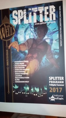 Splitter Verlag, 2017, publisher brochure, preview, accessories for the comics