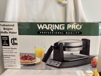Waring Pro Professional Restaurant Style Belgian Waffle Maker WWM400 BJ New OB