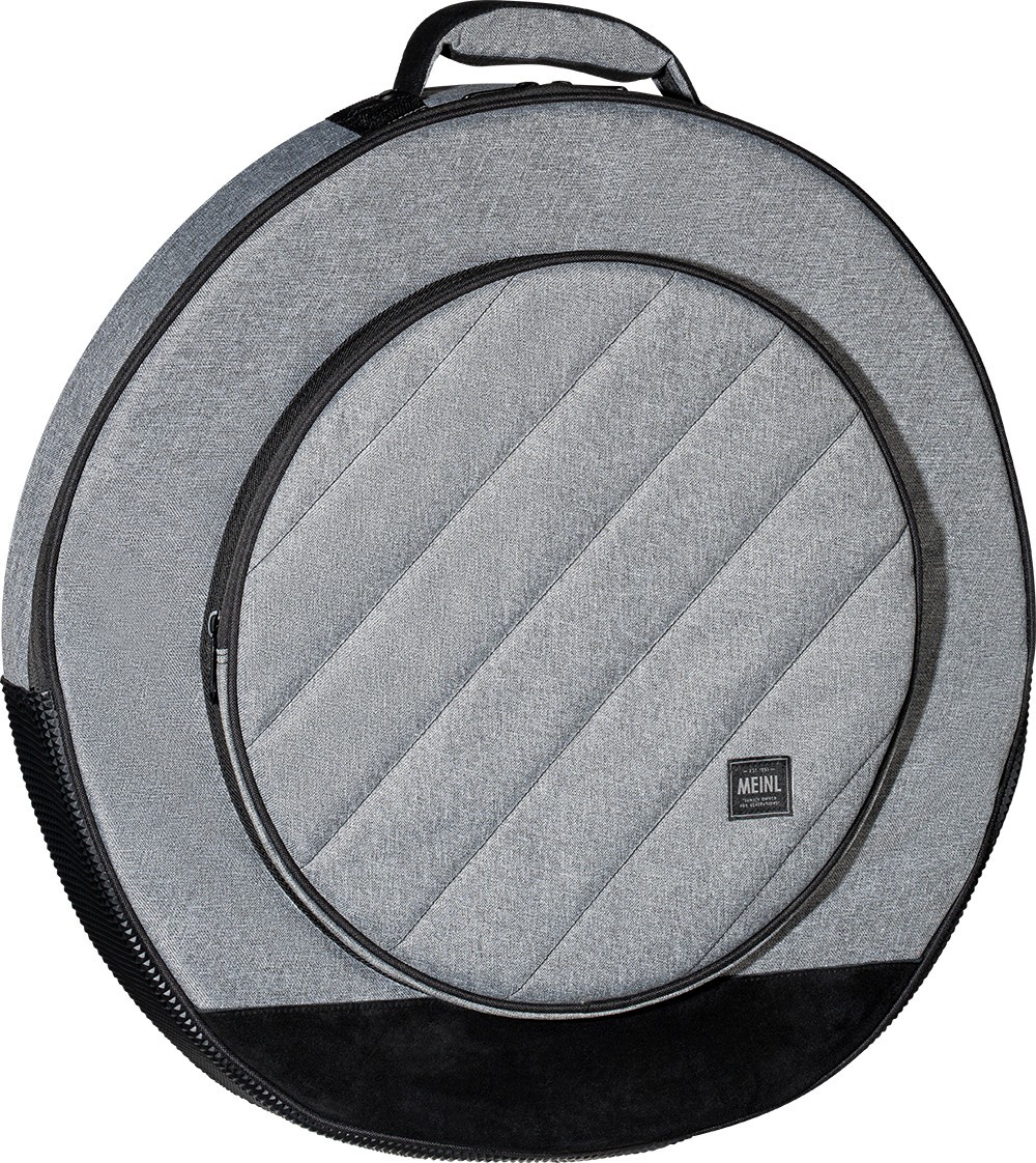 Meinl Professional 22"" Cymbal Classic Backpack Case Bag, Heather Gray MCCB22GY