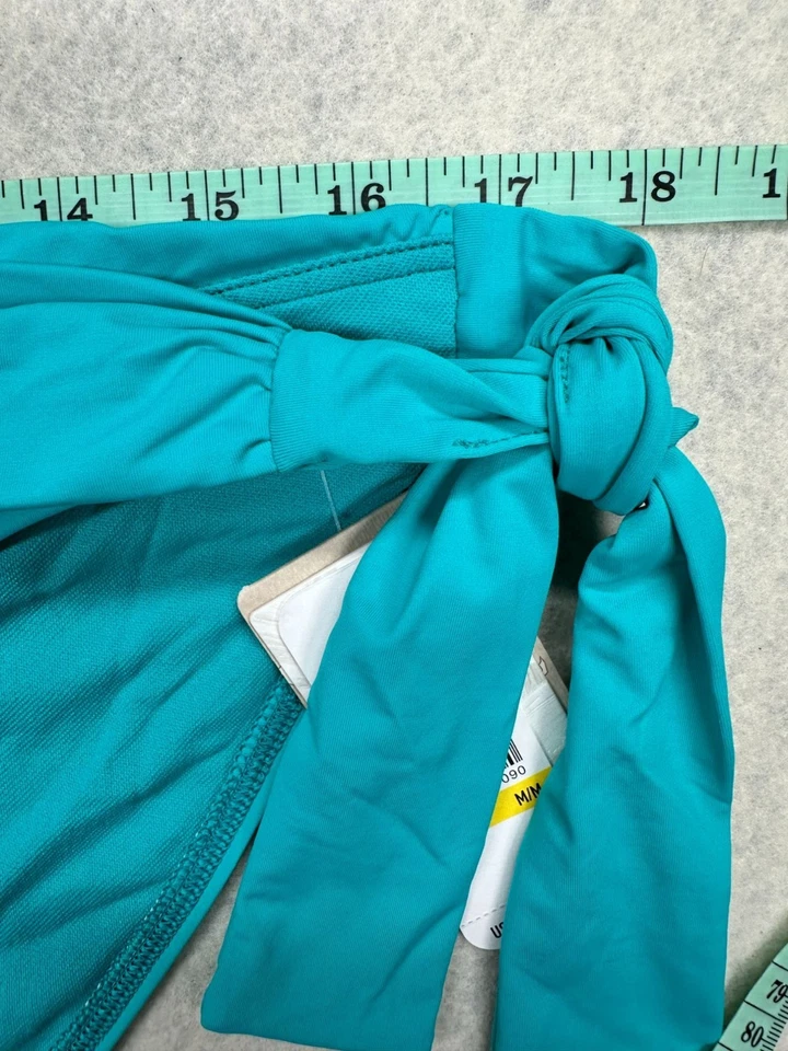 Tommy Bahama Bikini Bottom Womens Medium Shirred Tie Side Hipster Swim Ming Jade - Image 4 of 4