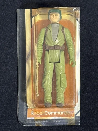 Vintage Star Wars Return of the Jedi ROTJ Kenner Rebel Commando 1983 77 Cut Card