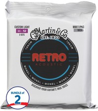 Martin MM11 Retro Acoustic Guitar Strings (6 ...