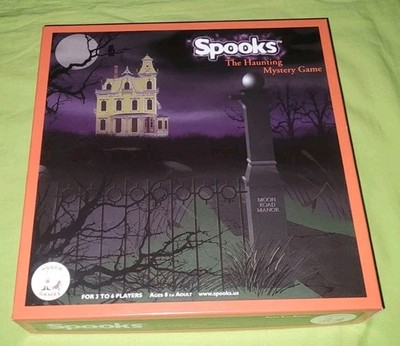 SPOOKS Haunting Mystery Haunted House Halloween Board Game 2002